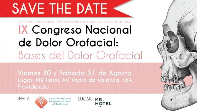 ¡No te pierdas el IX Congreso Nacional de Dolor Orofacial!