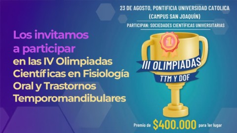 Participa de en las IV Olimpiadas Científicas en Fisiología Oral y TTM