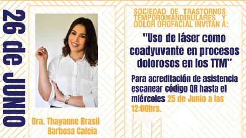 Reunión Científica Junio2025: "Uso de Láser como Coadyuvante en Procesos Dolorosos en los TTM"