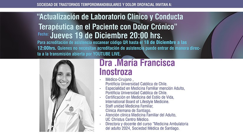 Reunión Científica Diciembre 2024: "Actualización de Laboratorio Clínico y Conducta Terapéutica en el Paciente con Dolor Crónico"